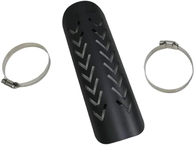 Motorcycle Black CurveExhaust Heat Shield for Suzuki Yamaha Harley Kawasaki Honda
