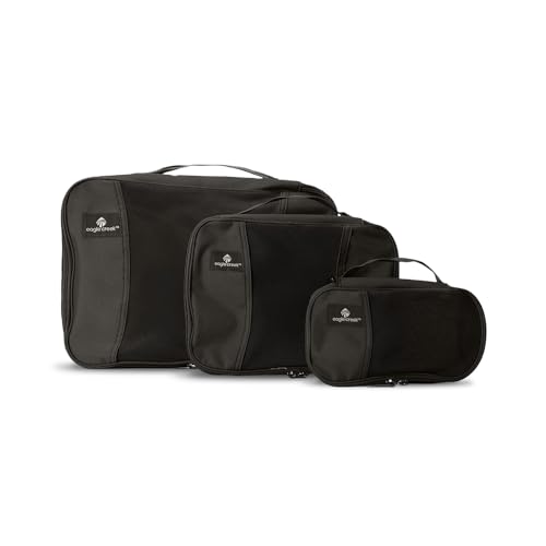 Eagle Creek Travel Gear Pack It, Black 3 Pack, One Size