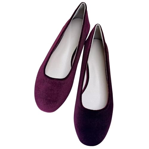 Image of SAILING LU Casual Shoes for Women Dressy Ballet Flats | Comfort Fit, Work Shoes,Casual for Women, Slip-Ons Loafers