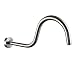 KES Bathroom Replacement Shower Arm with Flange 14-Inch Reach Extra Long Brushed Nickle, PSA9-2