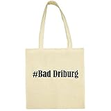 Unsere Hashtag #Bad Driburg Umhängetaschen verfügen über einen 70cm langen Tragegriff .. Die Größe der Tasche beträgt 38cm breit und 42 hoch