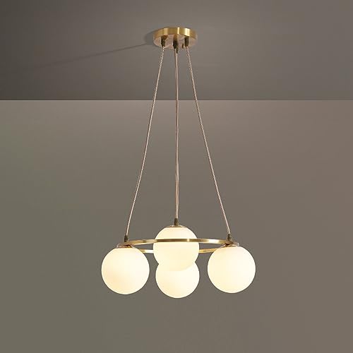 Chandelier bulle mid century pour un éclairage doux sans éblouissement