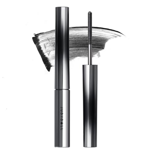 JUDYDOLL 3D Curling Eyelash Iron Mascara -Waterproof, Volumizing and Lengthening, Smudge-Proof, Clump-Free, Ultra Fine, Black & Brown Tubing Mascara, Classic & Upgraded Edition, Suitable for all Types