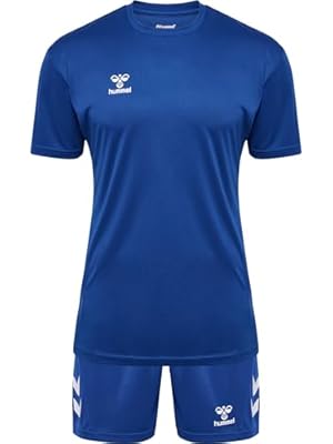 hummel Hmllogo Set Camiseta  Azul auténtico  Large Unisex Adulto