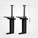 AYNEFY Bricklaying Lines,2Pcs Brick Liner Runner Wire Drawer Laying Brick Hanging Leveling Measuring Tool Bricklaying Tool Fixer Bricklaying Clamps for Masonry Line(Black)