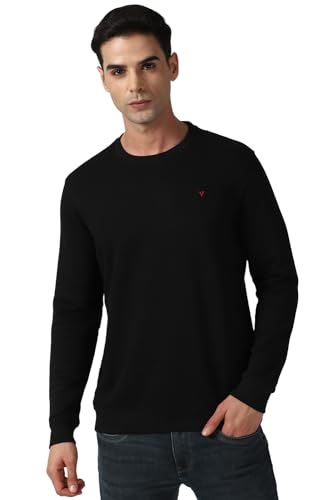 Image of Van Heusen Men Round Neck Cotton Sweatshirt