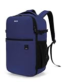 ECOHUB for Ryanair Cabin Bags 40x20x25, Underseat Travel Backpack with Anti-theft Pocket, Cabin Size Carry on Bag for Airplanes, Water-resistant Hand Luggage Bag with Laptop Compartment, 20L-DarkBlue