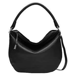 Liebeskind Berlin Dames Lova Hobo schoudertas, zwart (black), medium