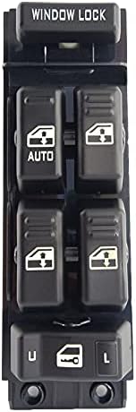 15062650 Front Left Driver Side Power Window Master Control Switch fit for 2001-2002 GMC Sierra 1500 HD 2500HD Sierra 3500 Yukon Chevy Sierra 1500 HD 2500HD Suburban 1500/2500/Tahoe Cadillac Escalade