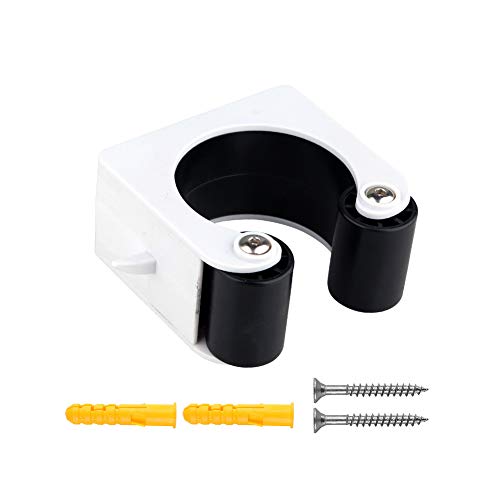 2 Pcs Soporte de pared con hebilla de aparcamiento para bicicleta, para bicicleta de montaña, bicicleta de carretera, soporte vertical de almacenamiento para bicicleta, Negro de montaña