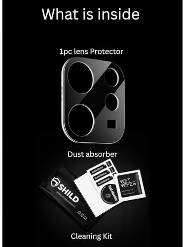 Image of SHILD Camera Lens Protector for Vivo V70 / Vivo V70 Elite, 9H Tempered Glass, Ultra Clear HD, Scratch-Resistant, Case Friendly, Bubble-Free Easy Installation, 1 Pack