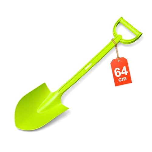 alldoro 60157 XXL-Kinderschaufel spitz 63 cm robuste Sandschaufel aus Kunststoff für Kinder ab 18 Monaten perfekt für Sandkasten Strand & Garten