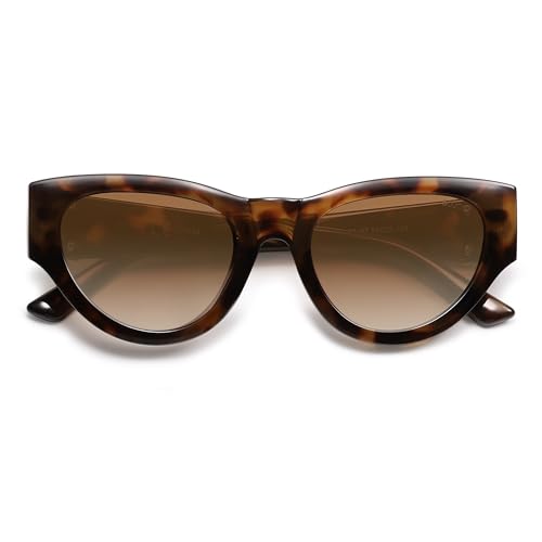 SOJOS Cat Eye Sunglasses for Women & Men 90s Retro Aesthetic Trendy Cateye Designer Sunnies SJ23322