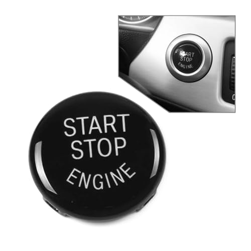Cache-bouton de démarrage de voiture noir pour BMW châssis E E90 E60 E70