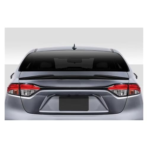 Aileron de coffre JDM Toyota Corolla 2020-2024 améliorant l'aérodynamisme en noir brillant