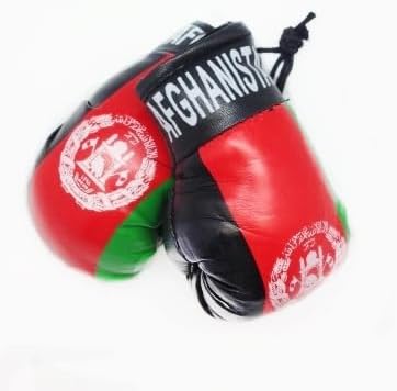 Mini Boxing Gloves with Flag Design – Stylish Hanging Car Mirror Accessory for Interior Décor. (Israel) - 1