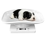 YTCYKJ Digital Pet Scale for Small Dogs, Multi-Function LED Puppy Weight Scale Accurately, Perfect for Puppy/Кitty/Hamster/Hedgehog/Food, Capacity up to 22 lb, Length 11inch