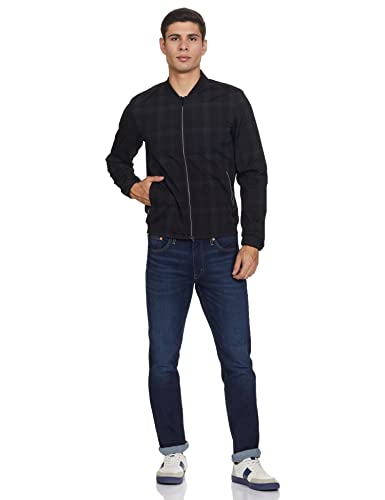 Image of Arrow Men's Full Sleeves Checkered Jacket