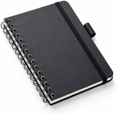 Caderneta Caderno Moleskine Grande Preta Wire-O Capa Dura, Suport...