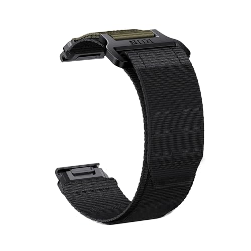 [PLYYQZM] 22/26mm iC QuickFi oh .Gar min ɍ Fenix 8 7 7X 6 6X Pro 5 5X Plus MARQ V[Y/Tavtix 7pro puXbg CorreaɓKp(Black 