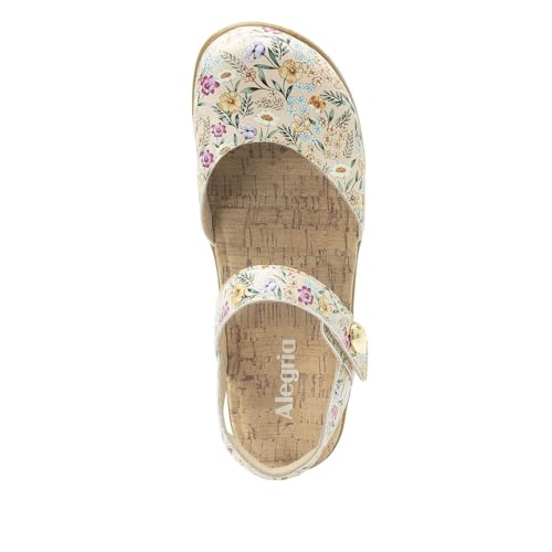 Image of Alegria Women's Opal Leather Shoes with Slingback Open Back Sandals