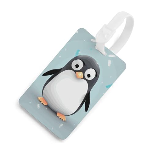 Porte-carte de bagage pingouin blanc pour protéger votre vie privée