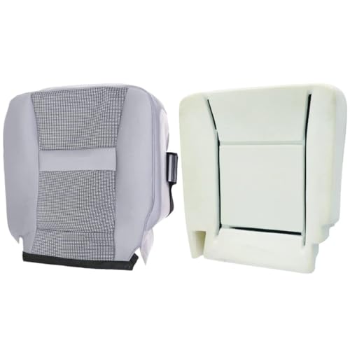 GXARTS Driver Side Bottom Cloth Seat Cover and Bottom Foam Cushion Compatible with Dodge Ram 1500 2500 3500 4500 5500 2006 2007 2008 2009 2010