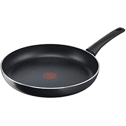 Sartenes Fusion Induccion Tefal C27808 Generous Cook - Sartén (32 cm, revestimiento antiadherente, señal térmica, base de fusión térmica para todo tipo de cocinas de inducción, forma profunda, color negro