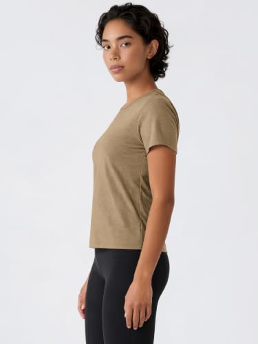 Image of ODODOS Women's Short Sleeve Performance T-Shirts - Ultra Soft odSTRATUM Tech Crew Neck Tee UPF 50+ Essential Top