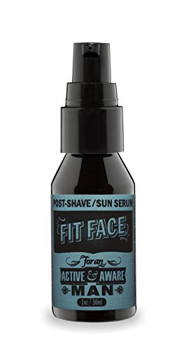 FIT FACE Post Shave Serum | New Formula That Soothes, Moisturizes & Calms Your Skin | Powerful Antioxidants & Minerals for Advanced Recovery | Natural & Organic Ingredients | For all Skin Types | 1 oz
