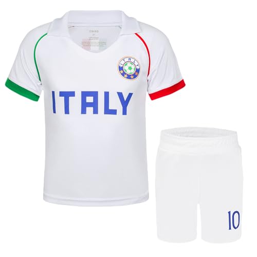 Image of Cnins Kids Soccer Jersey Kit for Boys & Girls- Breathable & Quick-Dry - Youth Soccer Football Training Gifts (2T-14Y)