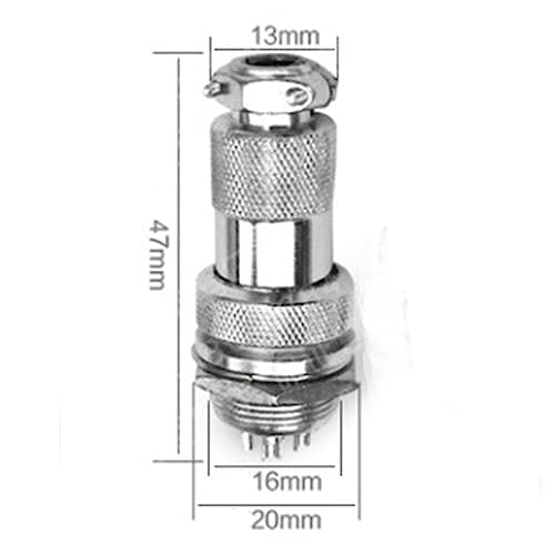 Conector de aviación GX16 para solucionar cortes de señal en cables 7