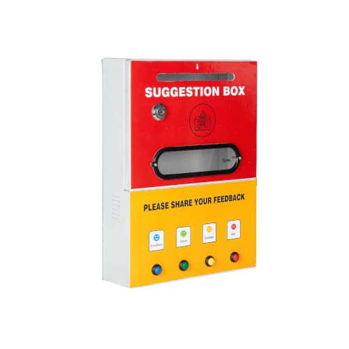 Image of By VP Industries (Combo) Suggestion Box with Feedback Panel, Wall Mounted