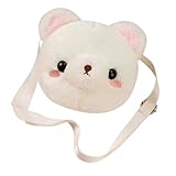 bolso animales del bosque 【Material de calidad】: Hecho de material relleno, esta linda bolsa de cuerpo cruzado es suave al tacto. Mantiene bien su forma sin arrojar ni desvanecer