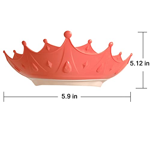Hooyee Baby Shower Cap Waterproof Shampoo Hat For Children Toddler Girls Boys Protect Ears Eyes, Cute Crown Shape Makes The Baby Bath More Fun (Pink) #TOP4