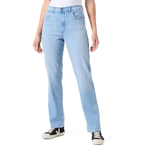 Wrangler Women's High Elasticity Straight Jeans Cover