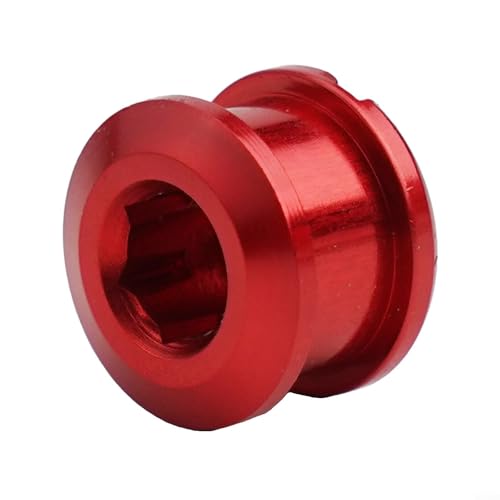 Set di bulloni per corona progettato specificamente per le esigenze delle biciclette da strada e da montagna (chiodo a disco singolo rosso)