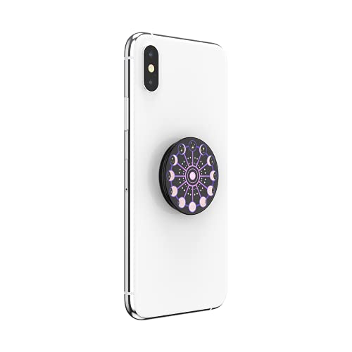 Image of PopSockets Adhesive Phone Grip, Holder, Phone Stand, Celestial - Lunar Cycle (Gloss)