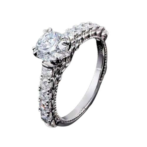 Bague en argent et moissanite RNG-1302, sublimez votre style quotidien avec élégance