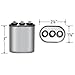 Jard 12871 40/5 MFD 370V OVAL Motor Run Capacitor