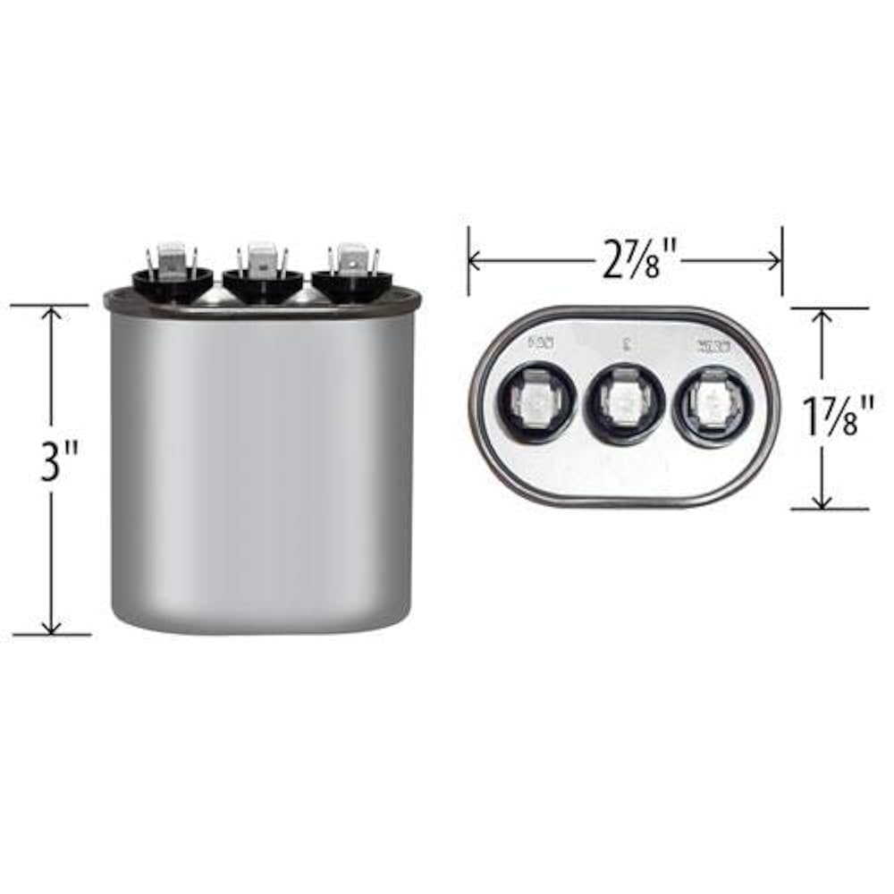 グラウンド・ゼロ キャパシター 20 uF x 370 VAC Round Run Capacitor by # 12714: Amazon.com