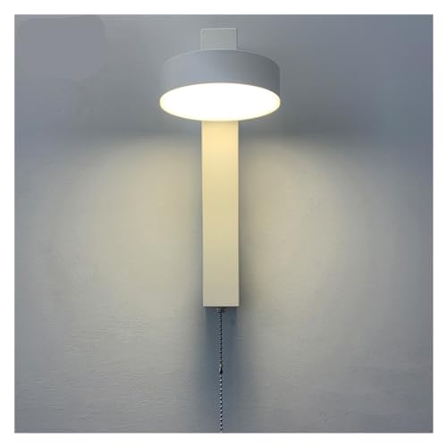 Applique murale LED blanche 7W avec interrupteur pour éclairage moderne d'escalier
