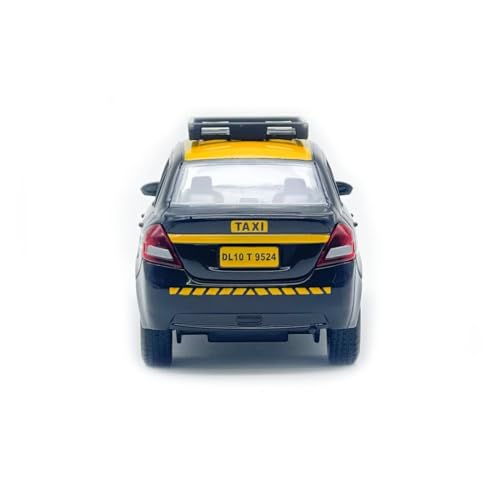 Image of Centy Urban Taxi Pull Back Toy Car for 3Y+ Black Colour