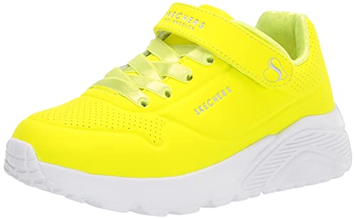 Skechers Kids Twinkle Toes Uno Lite Sneaker, Neon Yellow, 13 #TOP29