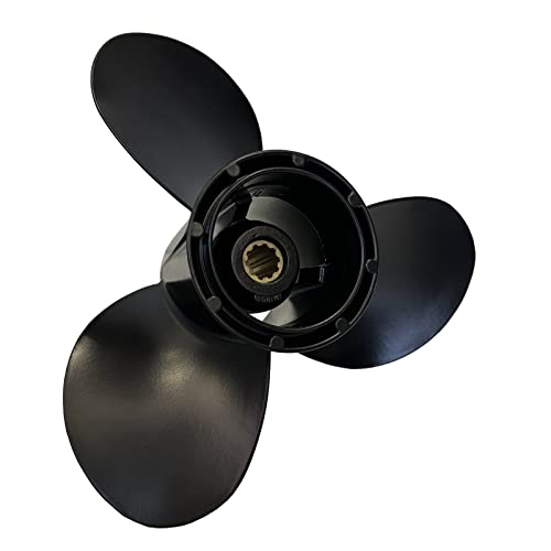 Sungze Boat Propeller For Suzuki Outboard Engine 25Hp 30Hp Df25 Dt25 Df30 Dt30 10 Tooth Spline 58100-96430-019 10 1/4X12 thumb #4
