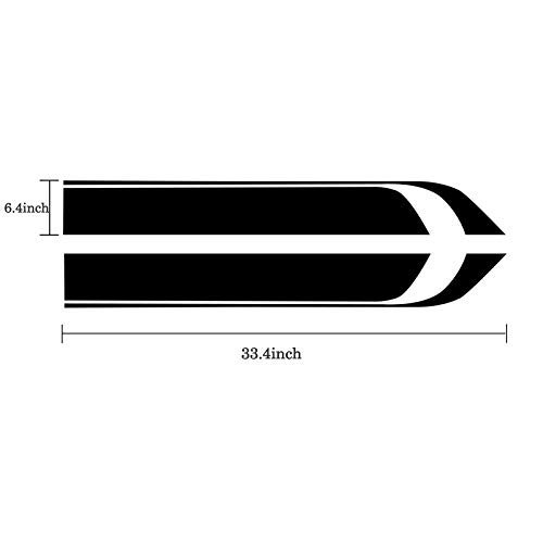 Qianbao Car Hood Stripe Sticker Universal Auto Racing Body Vinyl Car Stickers Modified Stripe Decal Decoration For Car #TOP2