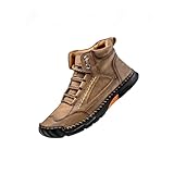 Men's Orthopedic Waterproof Leather Work Boots - Wide...