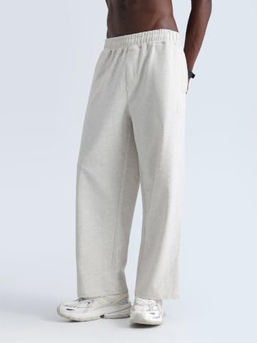 Image of CAVA Wide Leg Joggers for Men | High Waist Lounge Pants, Soft Cotton Terry, Relaxed Fit Sweatpants with Pockets