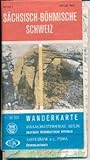  Sächsisch-Bömische Schweiz DDR-Wanderkarte