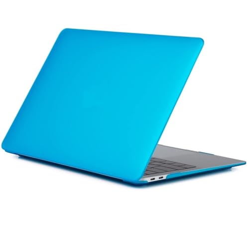Image of Case for MacBook Air 15 inch 2026 2025-2023 Release M4 A3241 M3 A3114 M2 A2941 Liquid Retina Display Chip Plastic Hard Shell Cover Case, Matte Light Blue